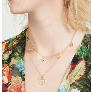 Gorjana Cruz Mixed Coin Necklace